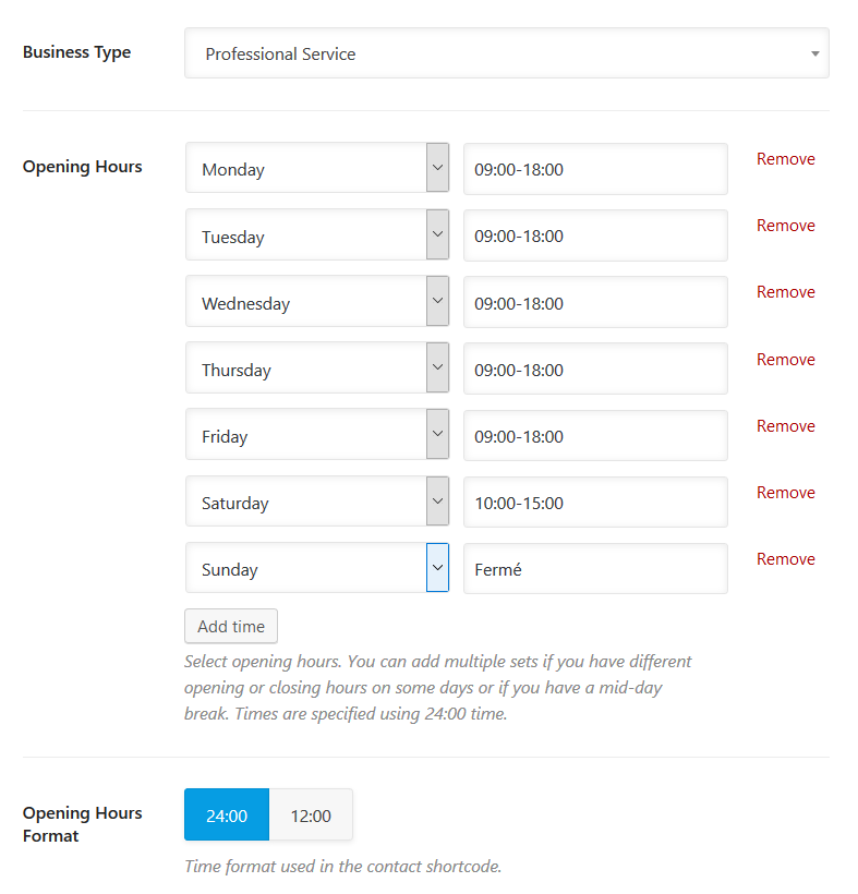 référencement horaires ouverture Google My Business