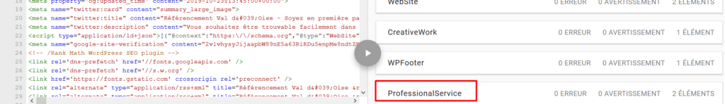 données structurées local Google My Business