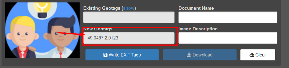 améliorer Google My Business données Exif