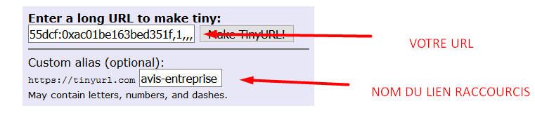 Tiny URL pour référencer Google My Business